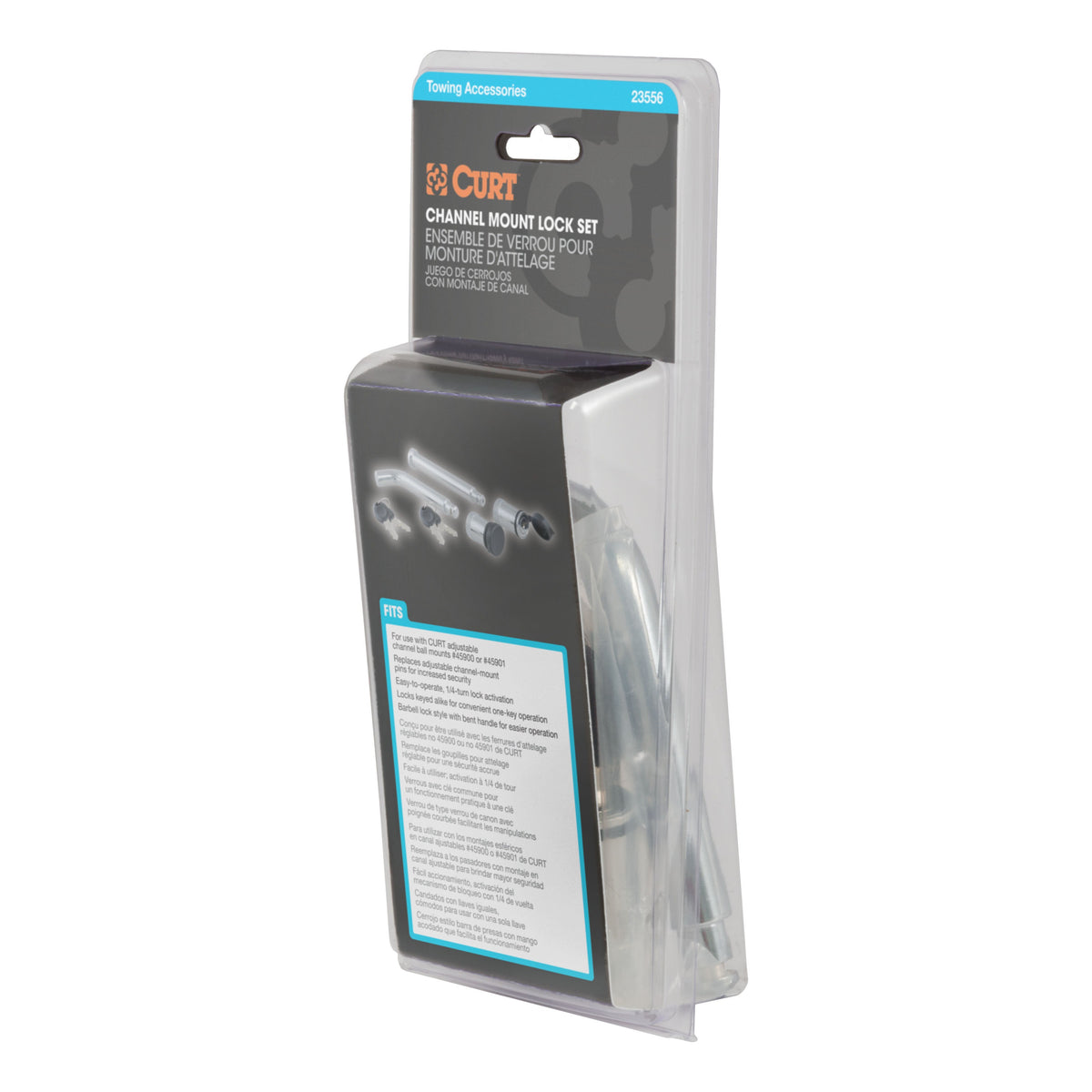 Channel Mount Lock Set (5/8" Diameter)