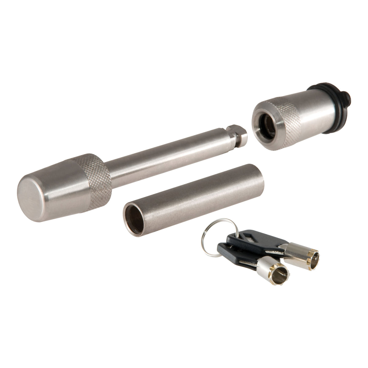 1/2" Hitch Lock With 5/8" Adapter (1-1/4" Or 2" Receiver Barbell Stainless)