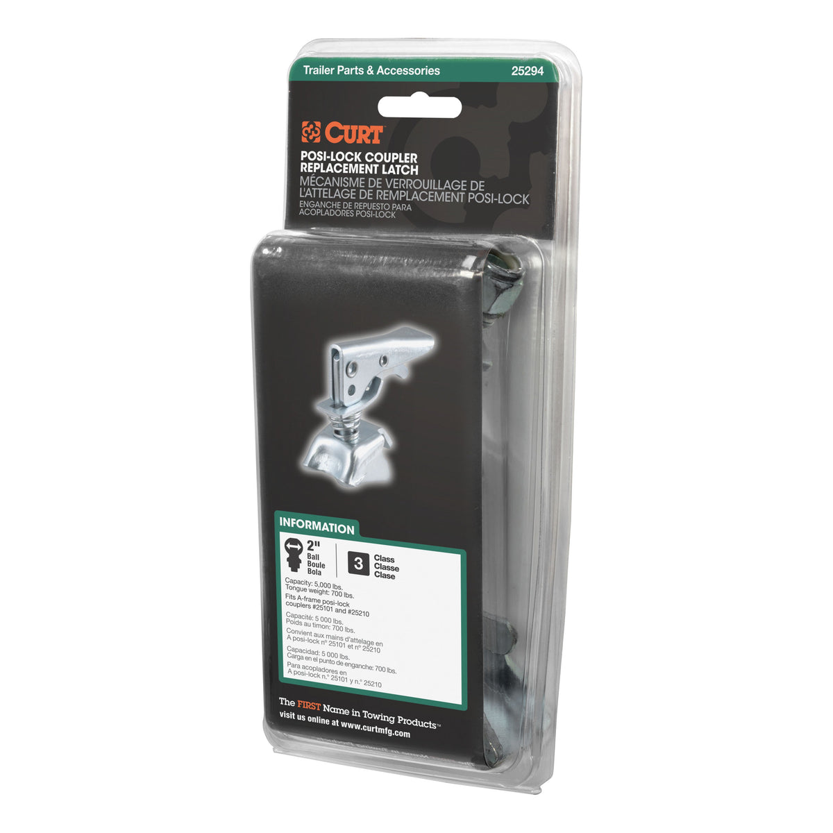 Replacement 2" Posi-Lock Coupler Latch For A-Frame Couplers