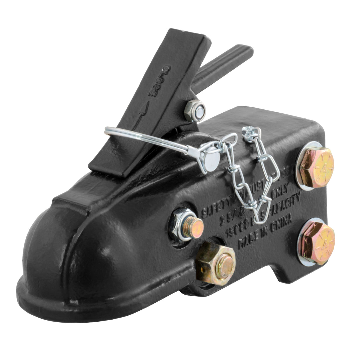 2-5/16" Channel-Mount Coupler With Easy-Lock (15000 Lbs Black)