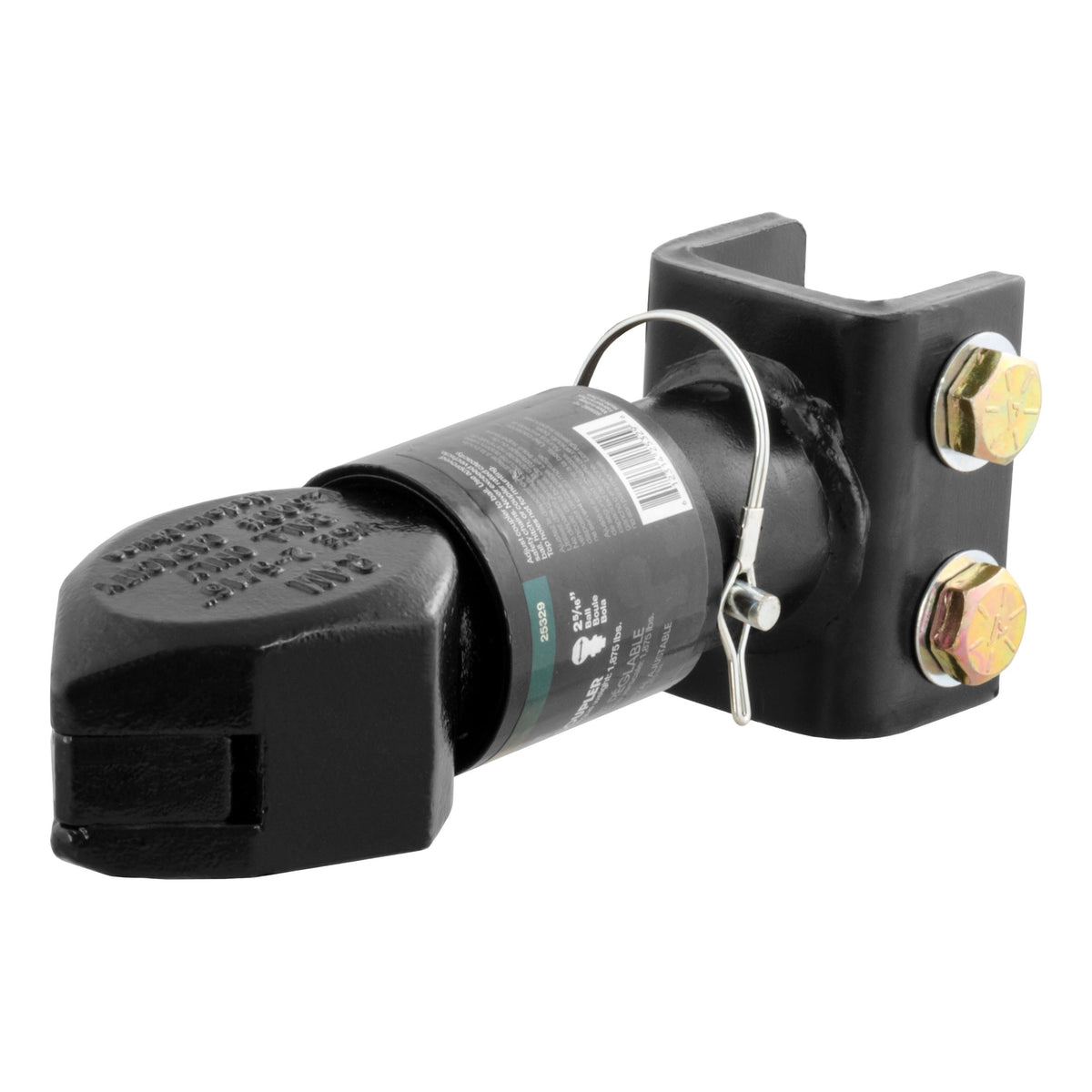 2-5/16" Channel-Mount Coupler With Sleeve-Lock (12500 Lbs Black)