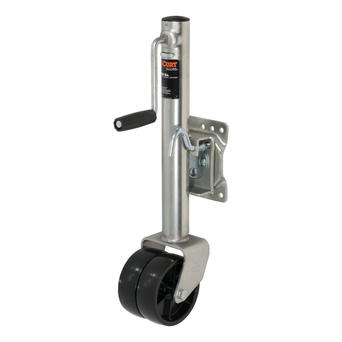 Marine Jack With Dual 6" Wheels (1500 Lbs 10" Travel Packaged)
