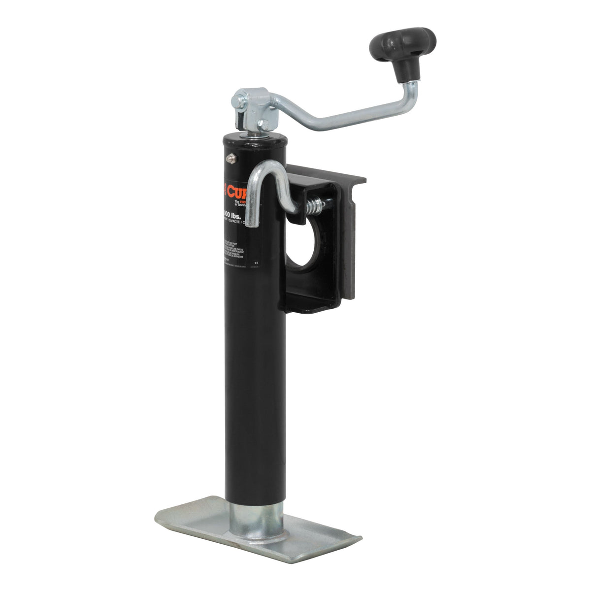 Bracket-Mount Swivel Jack With Top Handle (2000 Lbs 10" Travel)