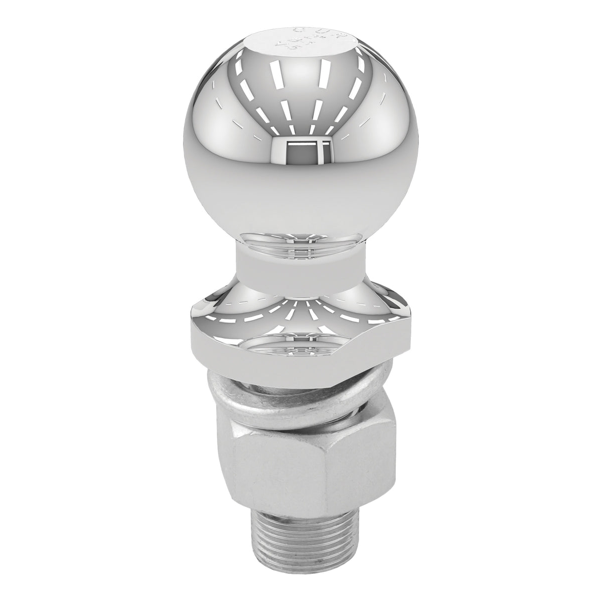 2" Trailer Ball (1" X 2-1/8" Shank 6000 Lbs. Chrome)