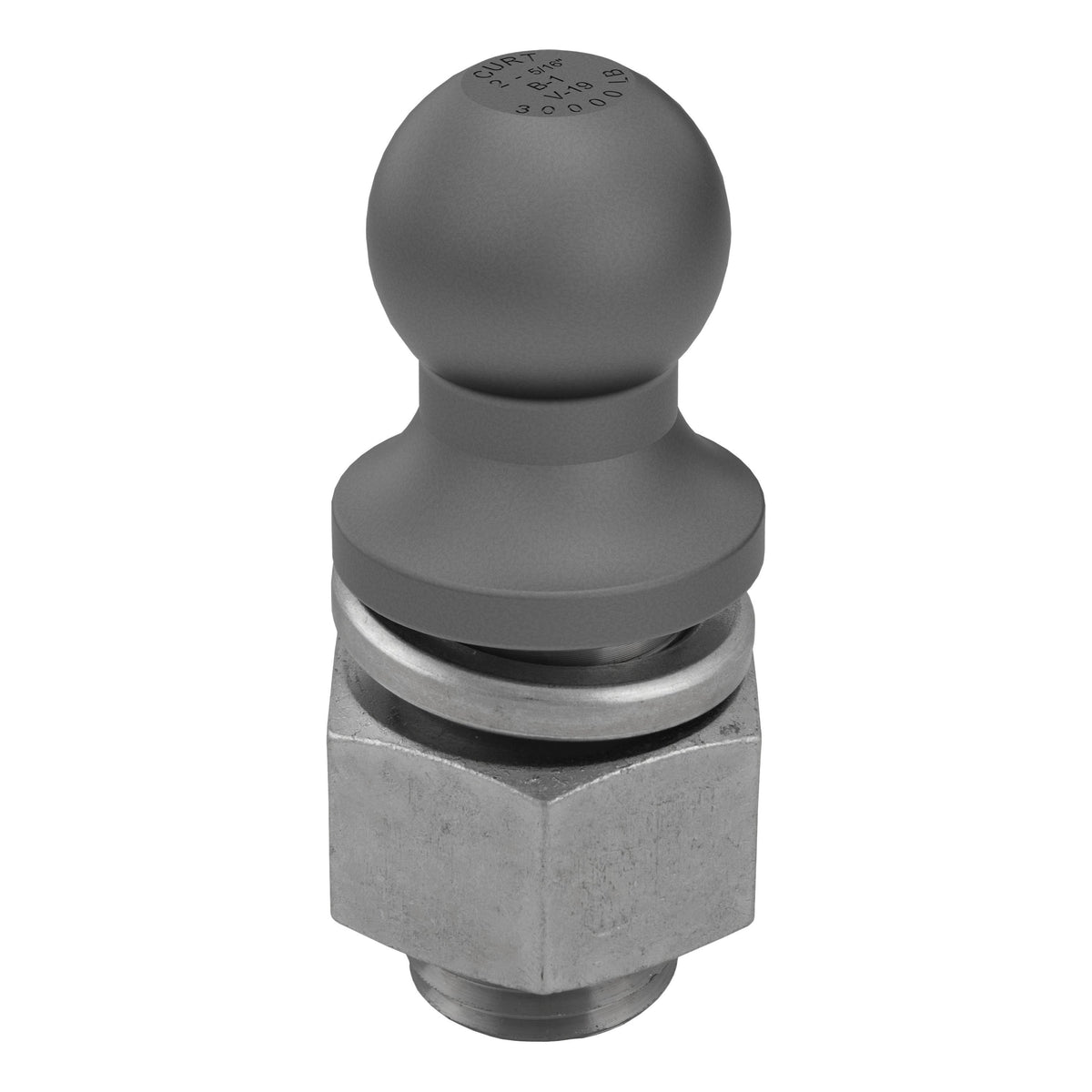 2-5/16" Trailer Ball (2" X 3-1/2" Shank 30000 Lbs. Raw Steel)