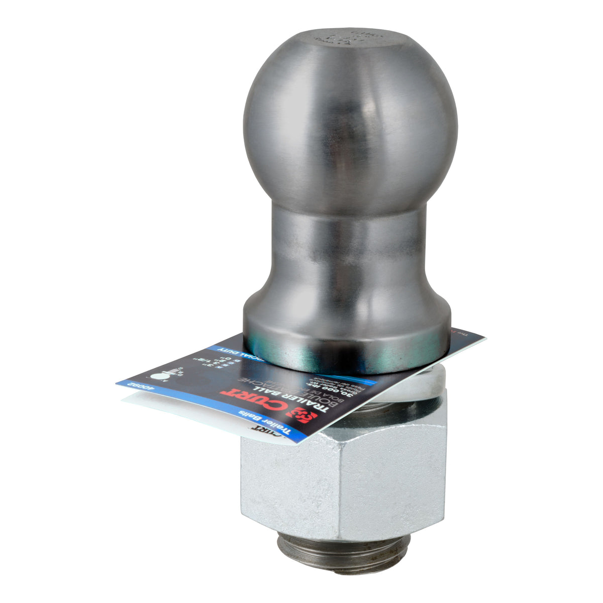 3" Trailer Ball (2" X 3-1/4" Shank 30000 Lbs. Raw Steel)
