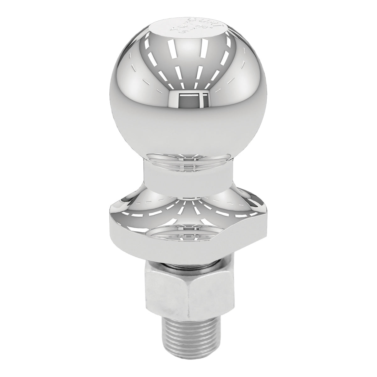 1-7/8" ATV Tow Ball - Lawn Tractor Hitch Ball (2000 Lbs. Chrome)