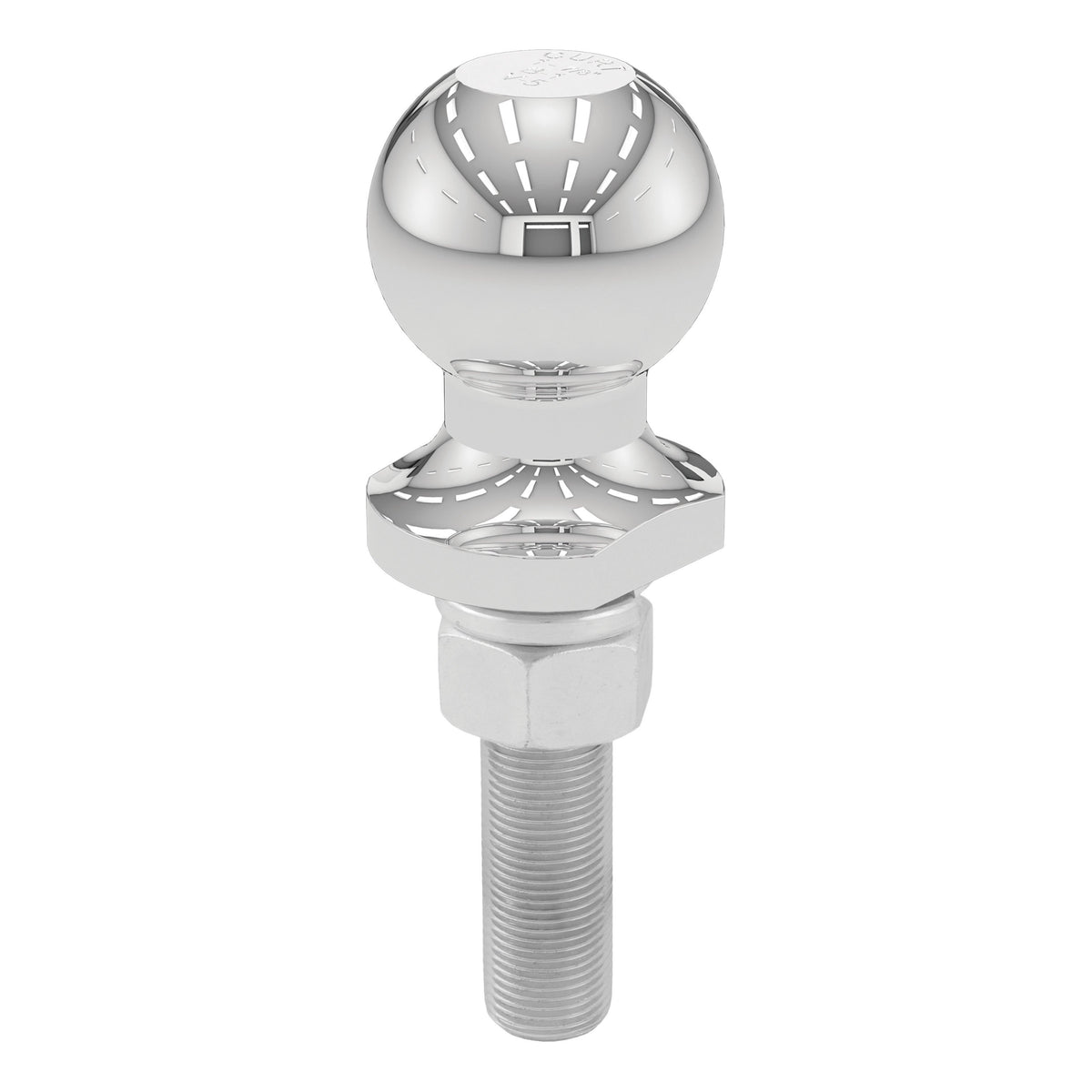 CURT 40171 Chrome Trailer Hitch Ball  2 000 Lbs  1-7/8-Inch Diameter  3/4 X 3-Inch Shank