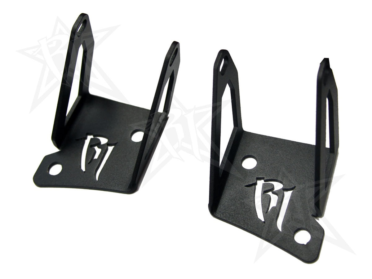 RIGID 2007-2015 Jeep JK A-Pillar Mount Kit Fits D-Series Or Radiance POD Lights