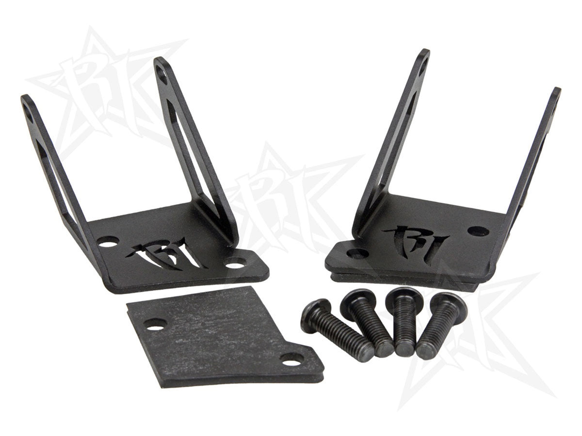 RIGID 2007-2015 Jeep JK A-Pillar Mount Kit Fits D-Series Or Radiance POD Lights