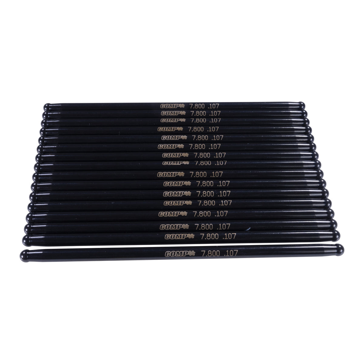 Comp Cams Xtreme Race G2 Pushrod  7.800 Inch Length  0.3125 Diameter  210 Radius  0.107 Wall  Set Of 16