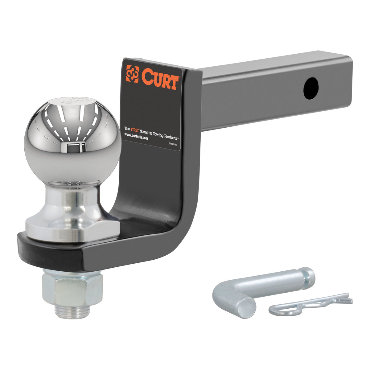 Towing Starter Kit With 2" Ball (1-1/4" Shank 3500 Lbs 3-1/4" Drop)
