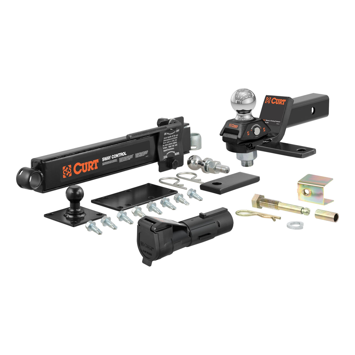 RV Towing Starter Kit (Cushion Hitch Sway Control Echo Brake Controller)