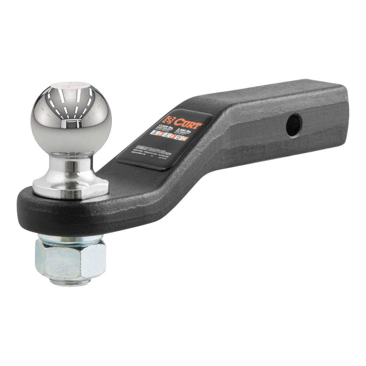 Loaded Forged Ball Mount With 2-5/16" Ball (2" Shank 15000 Lbs. 2" Drop)