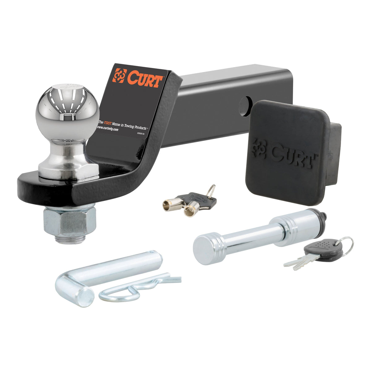 Towing Starter Kit With 2" Ball (2" Shank 7500 Lbs 2" Drop)