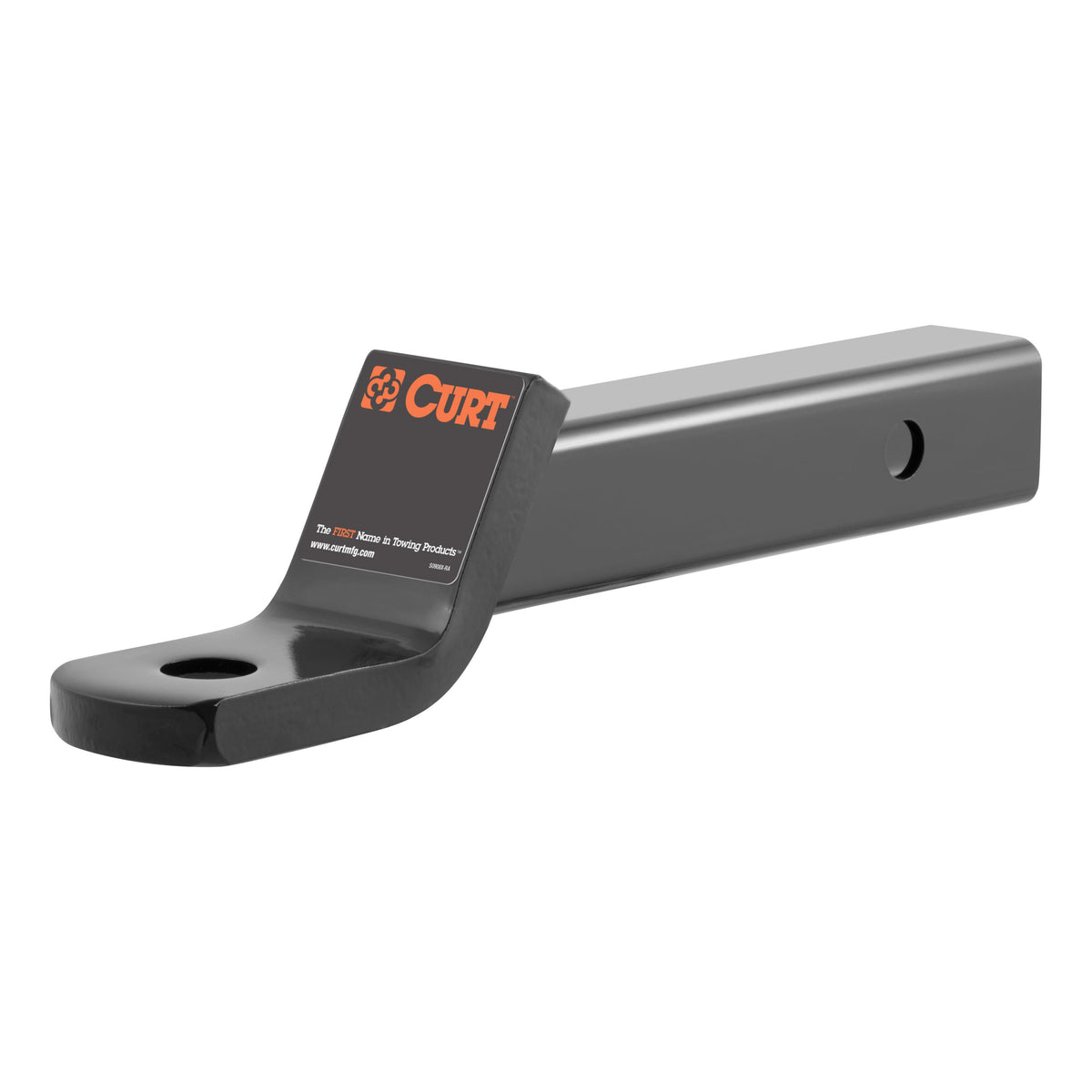 CURT 45840 Class 3 Trailer Hitch Ball Mount  Imported  Fits 2-Inch Receiver  7 500 Lbs  1-Inch Hole  2-In Drop  3/4-Inch Rise