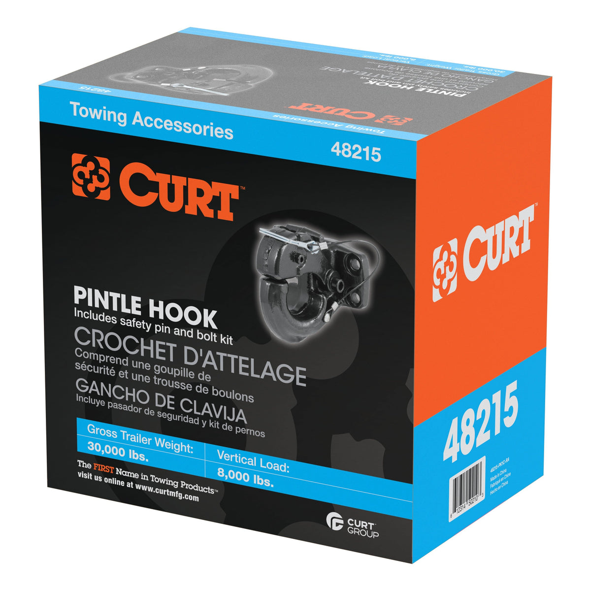 Pintle Hook (30000 Lbs. 2-1/2" Or 3" Lunette Rings)