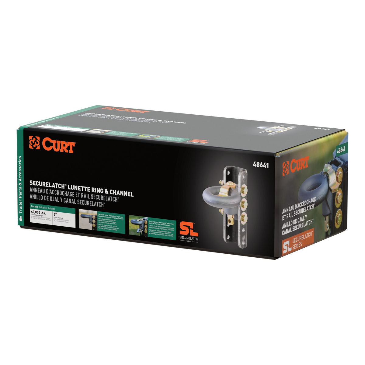 SecureLatch Lunette Ring & Channel (40000 Lbs 3" ID 11-3/4" Channel Height)