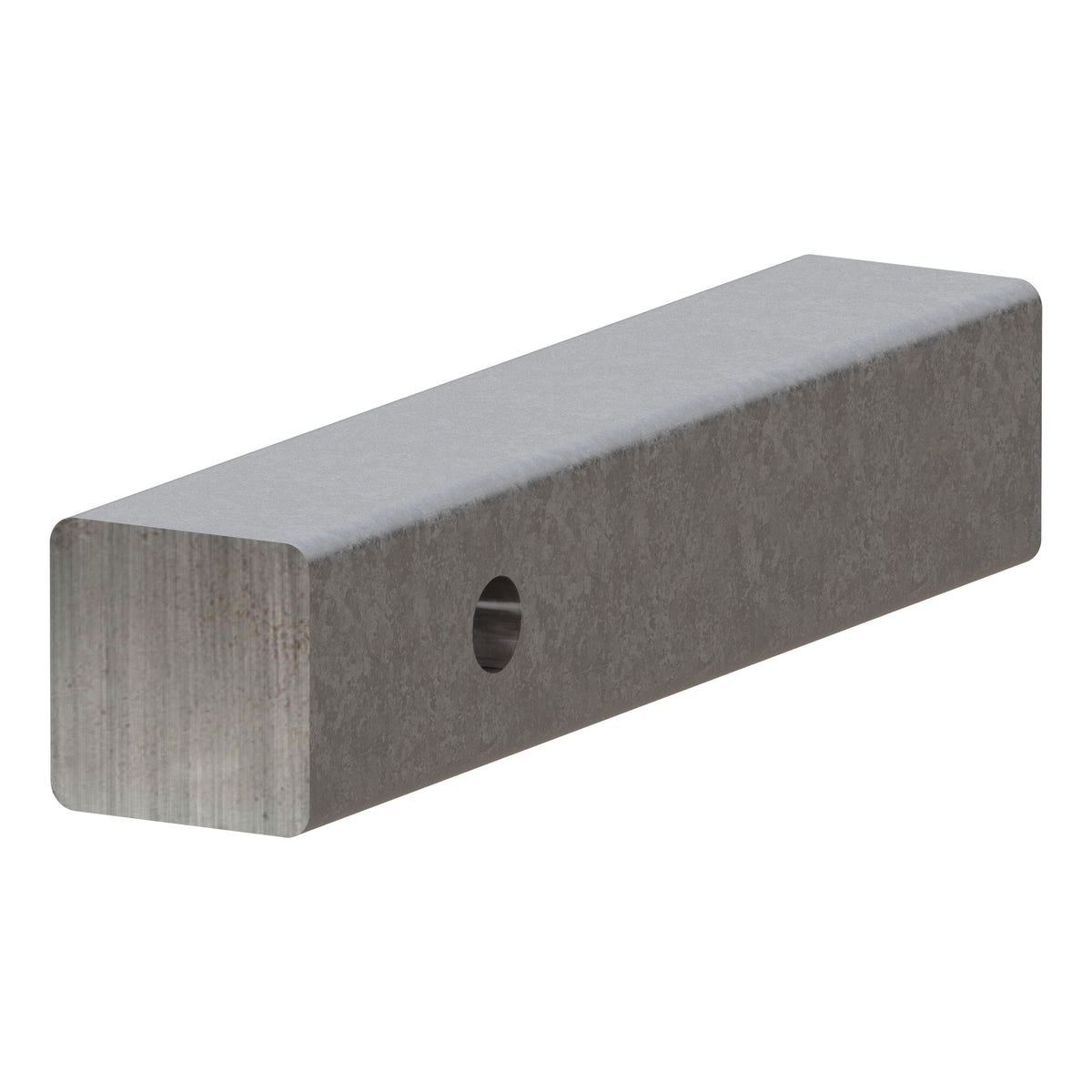 2" X 10" Raw Steel Hitch Bar