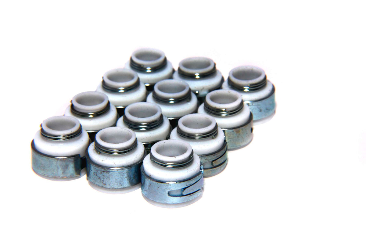 Set Of 12 PTFE Valve Seals For .530" Guide Size 5/16" Valve Stem