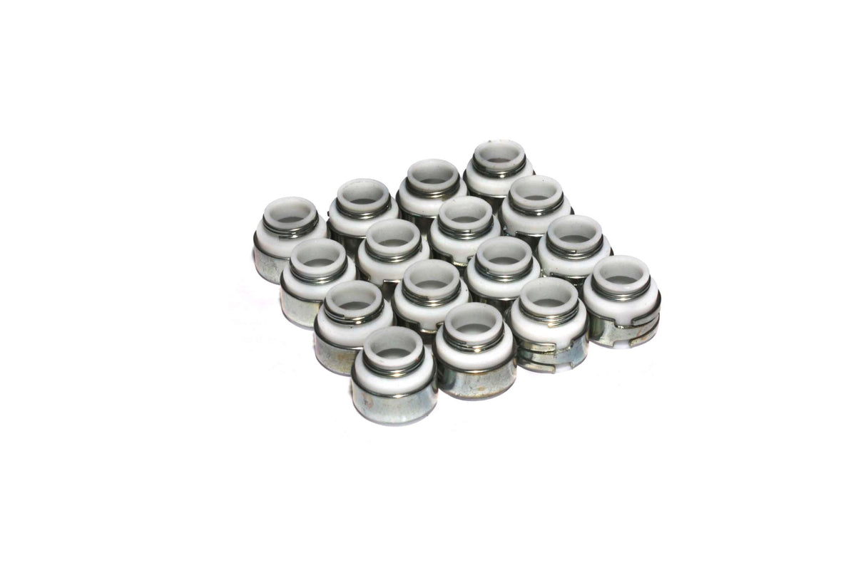 Set Of 16 PTFE Valve Seals For .500" Guide Size 11/32" Valve Stem