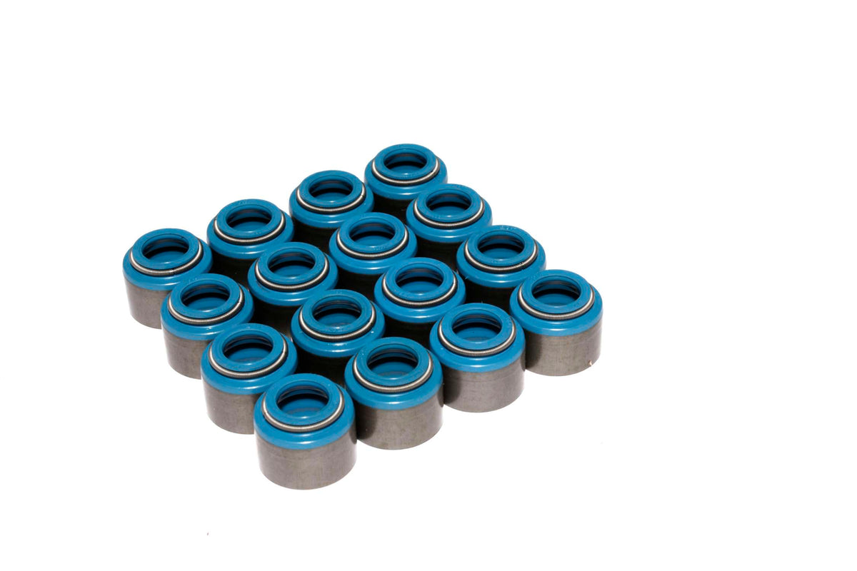 Set Of 16 Metal Viton Valve Seals For .500" Guide Size 3/8 Valve Stem
