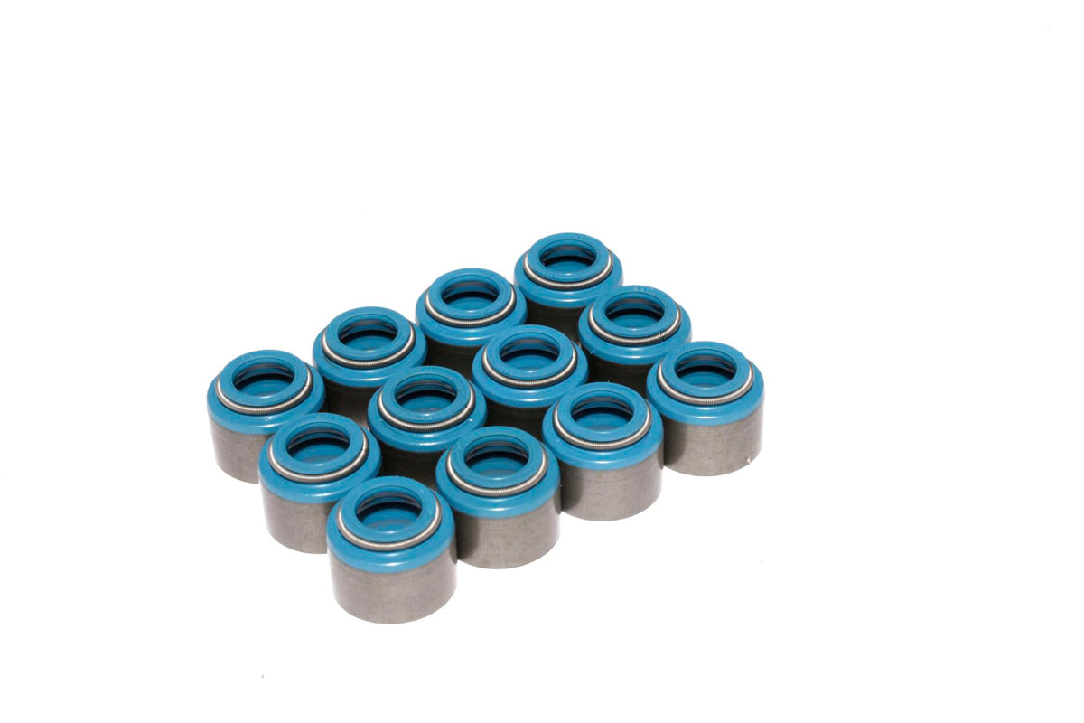 Set Of 12 Metal Viton Valve Seals For .530" Guide Size 5/16 Valve Stem