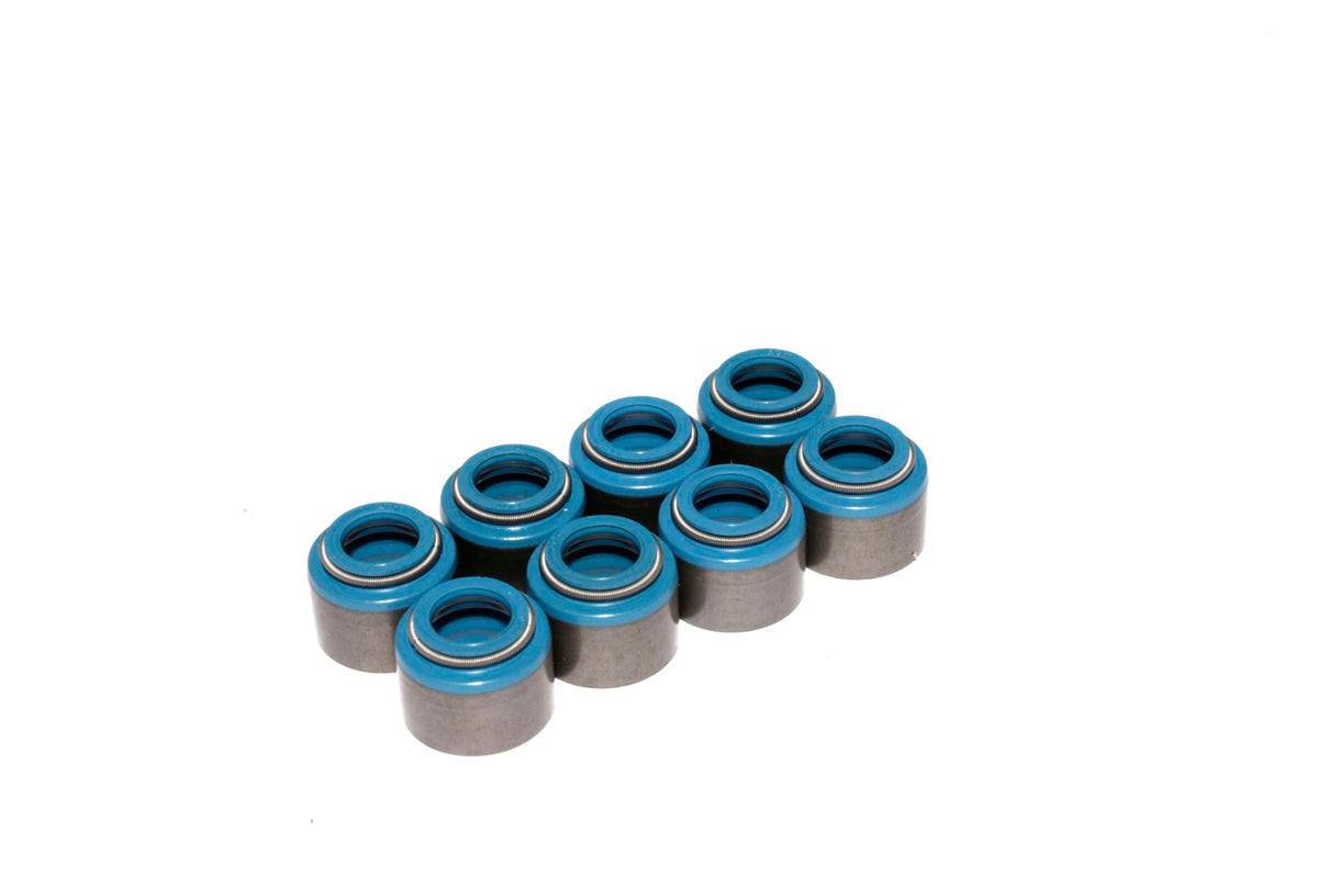 Set Of 8 Metal Viton Valve Seals For .530" Guide Size 5/16 Valve Stem