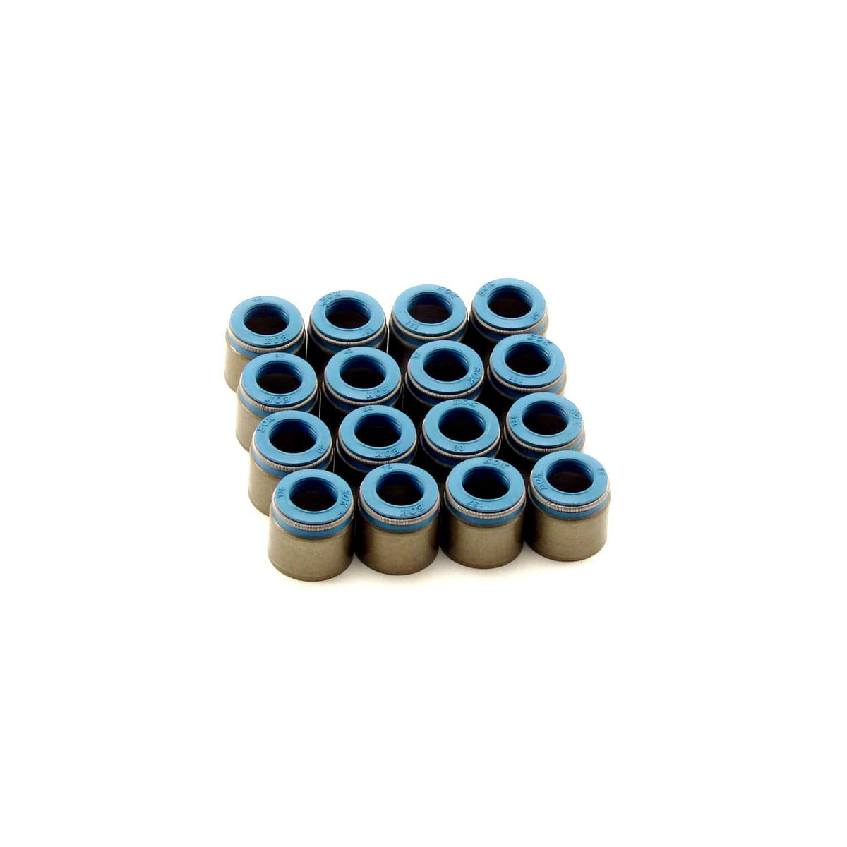 Set Of 16 Metal Body Viton Valve Seals For .500" Guide Size 11/32" Valve Stem