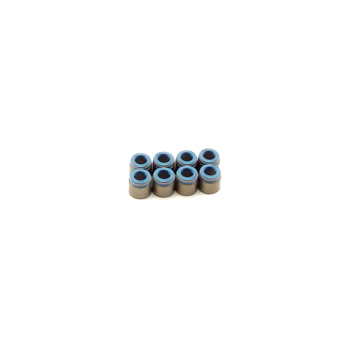 Set Of 8 Metal Body Viton Valve Seals For .500" Guide Size 11/32" Valve Stem