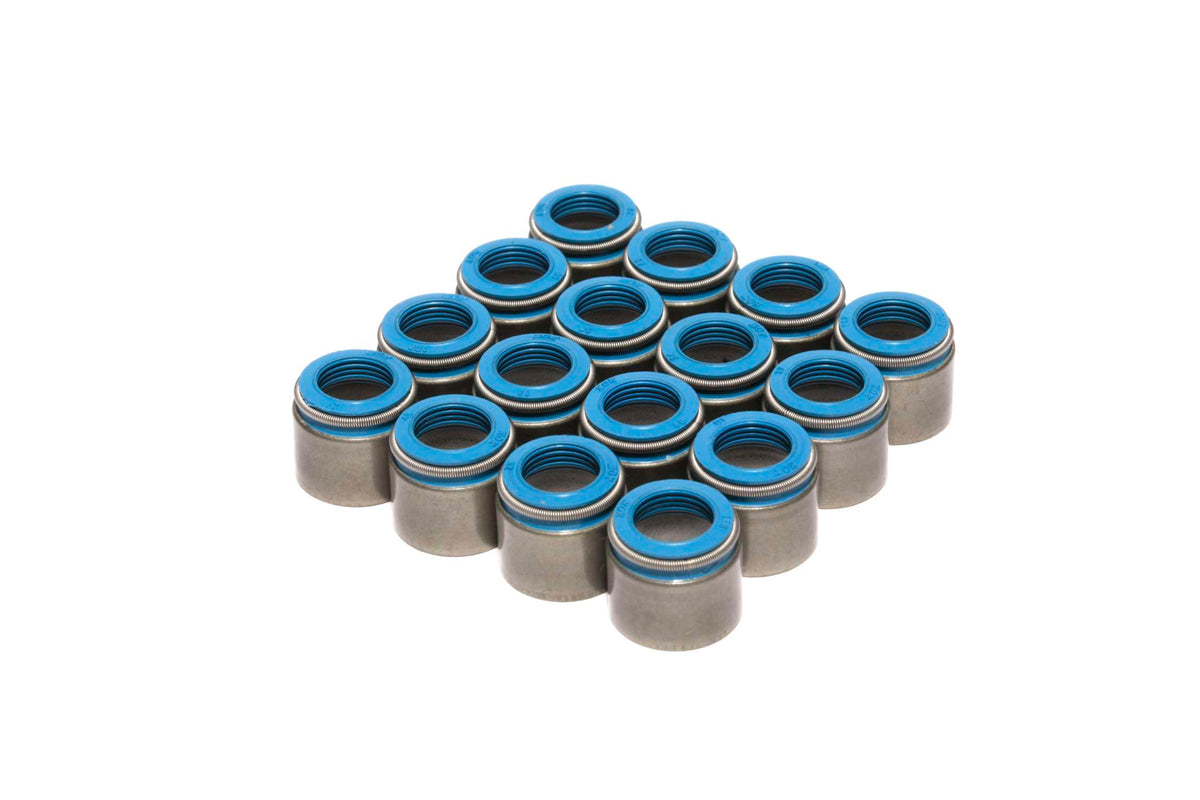 Set Of 16 Metal Body Viton Valve Seals For .530" Guide Size 5/16" Valve Stem