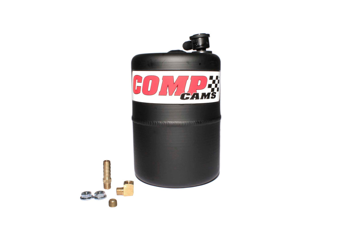 Black Powder-Coated Aluminum Vacuum Canister