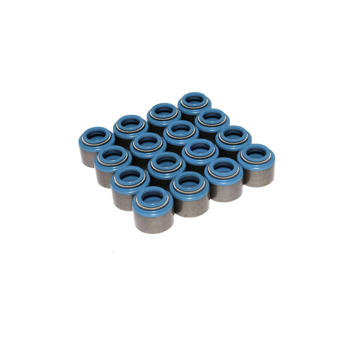 Set Of 16 Metal Viton Valve Seals For .530" Guide Size 11/32" Valve Stem
