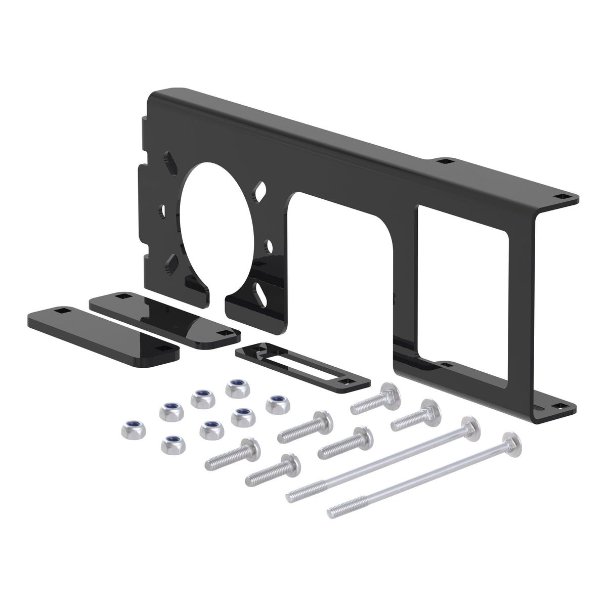 Easy-Mount Wiring Bracket For 4 Or 5-Flat & 6 Or 7-Round (2" Receiver)