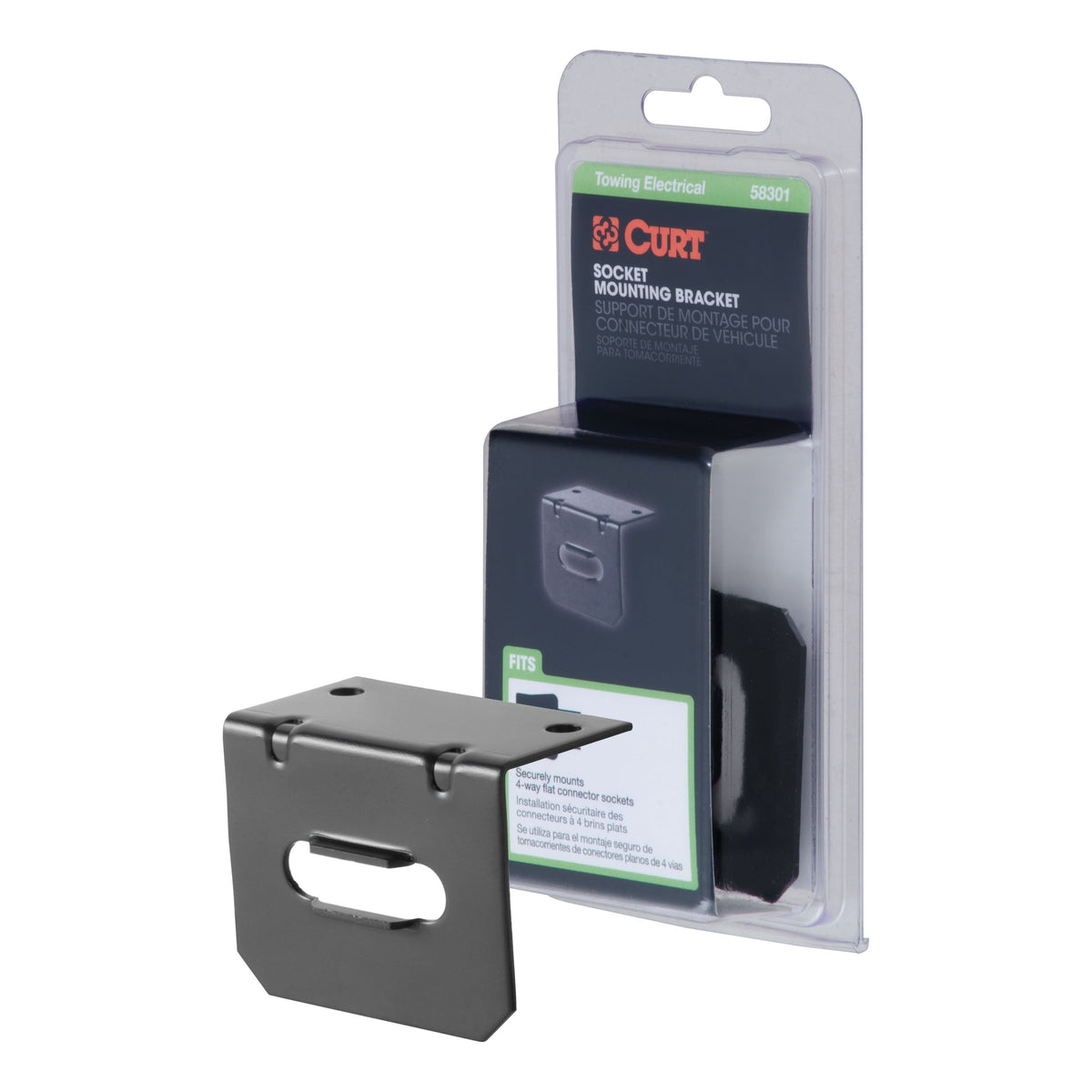 Connector Mounting Bracket For 4-Way Flat (Packaged)