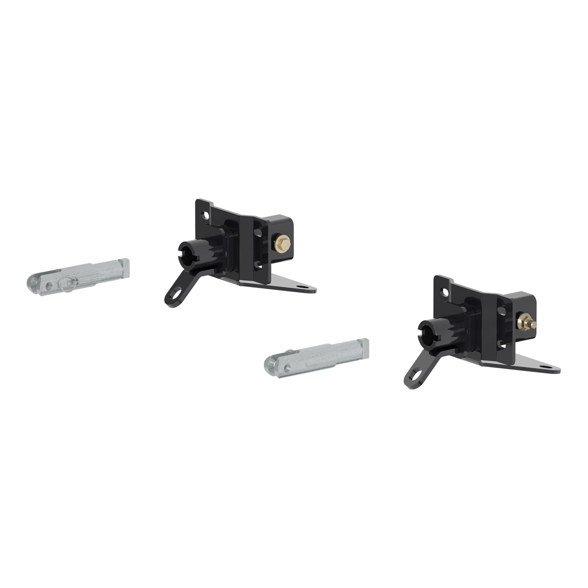 CURT 70143 Custom Tow Bar Base Plate Brackets For Dinghy Towing  Fits Select Ford Bronco With Modular Or Standard D-Ring Bumper