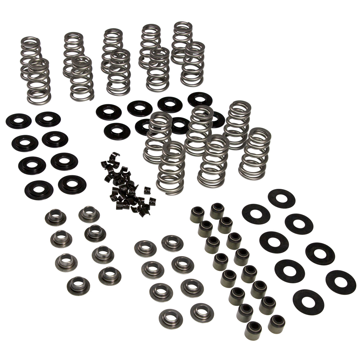 Conical .625" Max Lift Valve Spring Kit For GM GEN V LT4 W/ Tool Steel Retainers