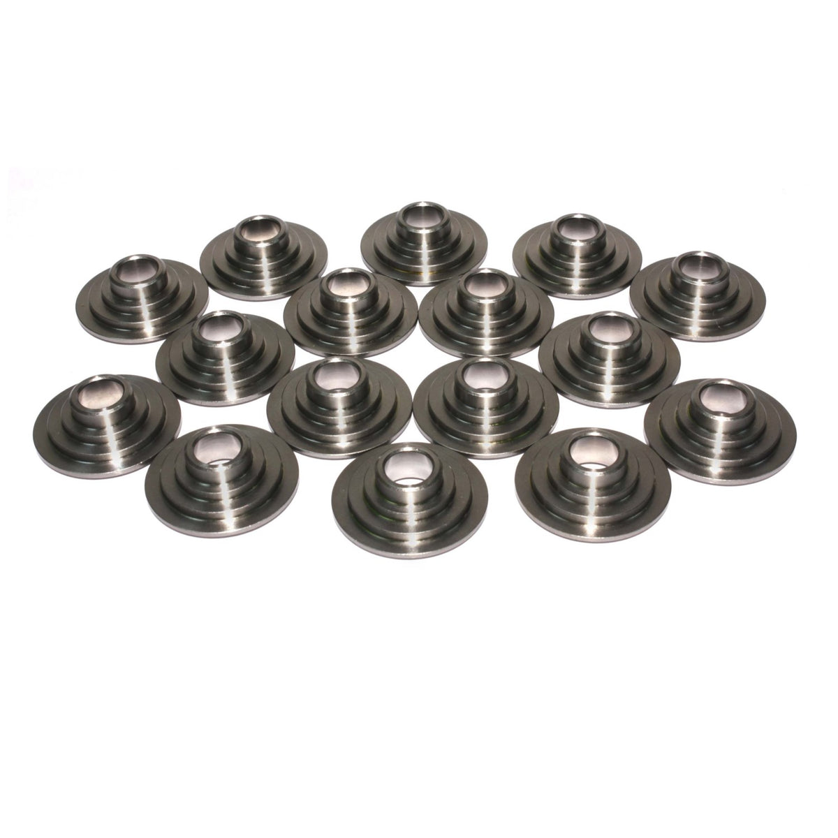 10 Titanium Retainer Set Of 16 For 1.500"-1.550" OD Triple Springs
