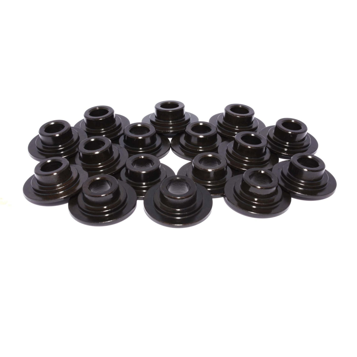 7 Steel Retainer Set Of 16 For SBC Chevrolet/Buick V6 W/ 1.250" OD Spring