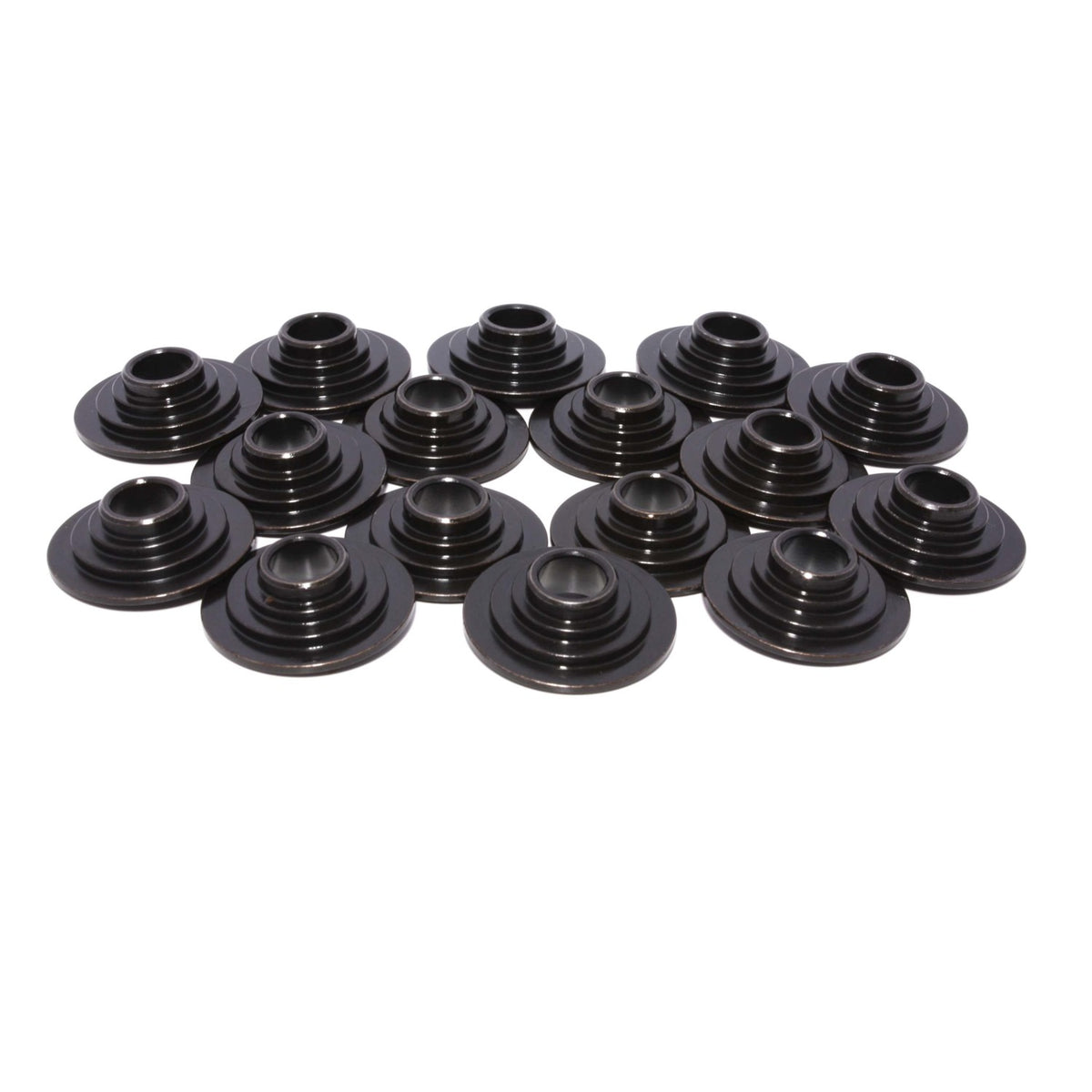 10 Superlock Steel Retainer Set Of 16 For 1.500"-1.550" OD Triple Valve Spring