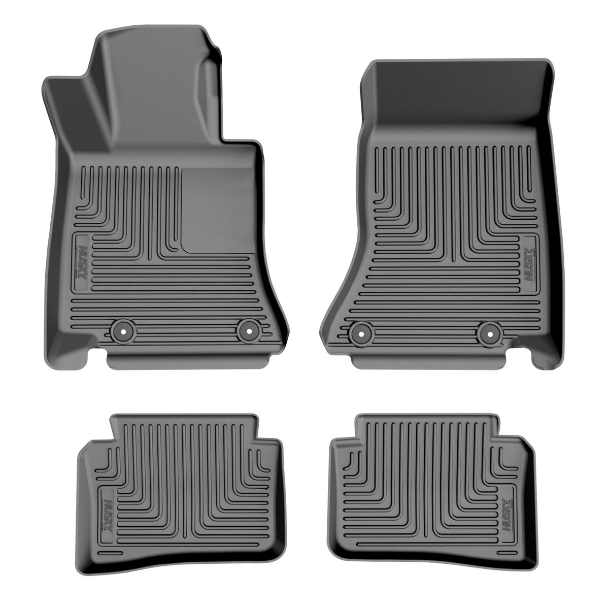Weatherbeater Front And Second Seat Floor Liner Set; Black 96121