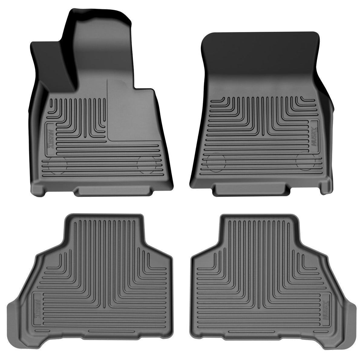 Weatherbeater Front And Second Seat Floor Liner Set; Black 96171