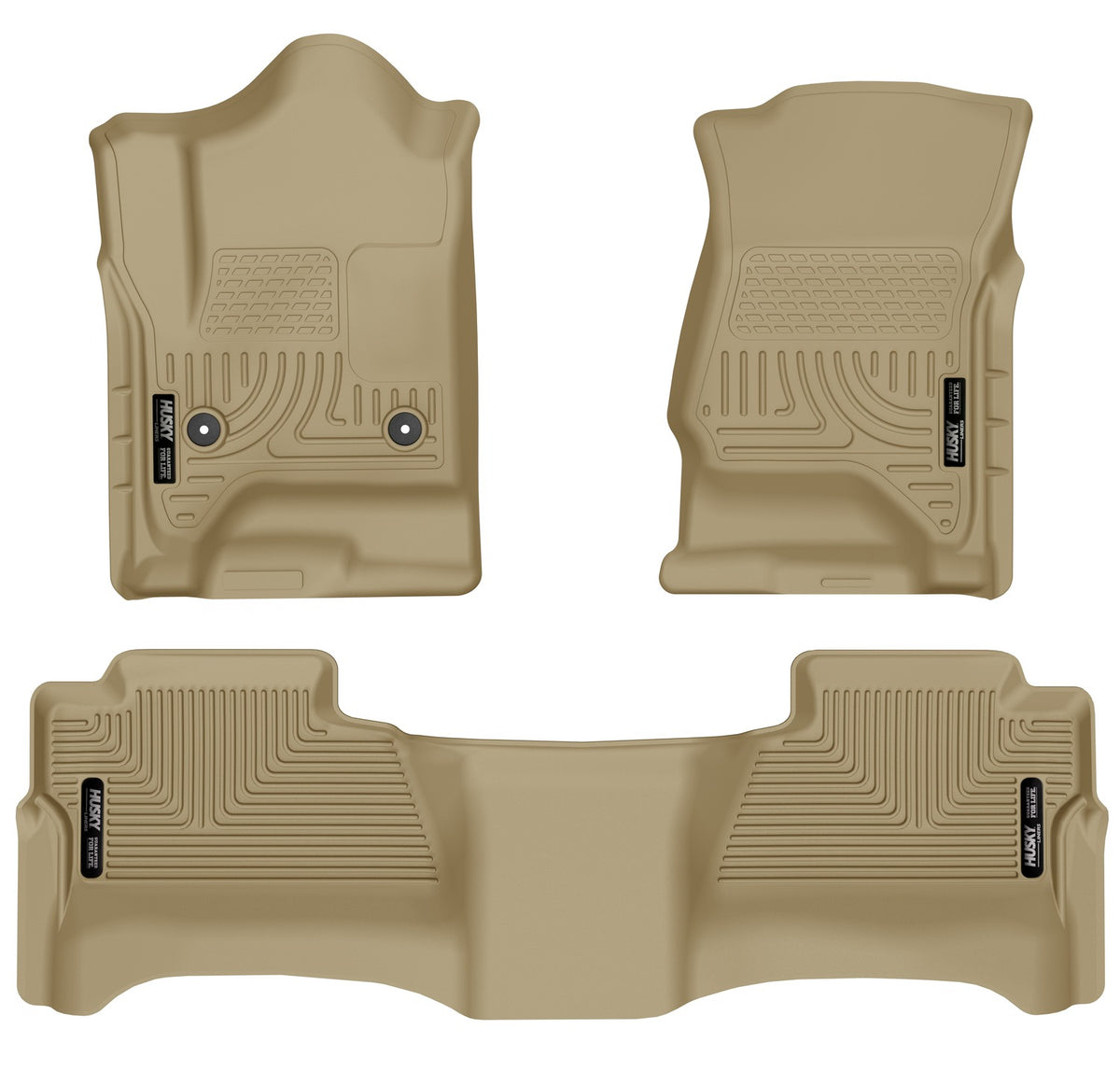 Husky Liners Weatherbeater - Front & 2nd Seat Floor Liners (Footwell Coverage) 98233