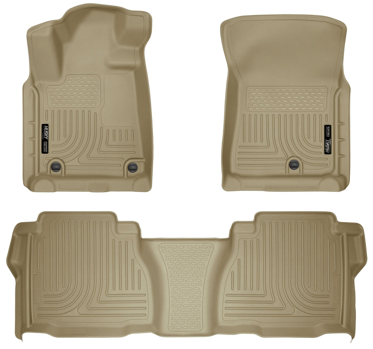 Husky Liners Weatherbeater - Front & 2nd Seat Floor Liners (Footwell Coverage) 98583