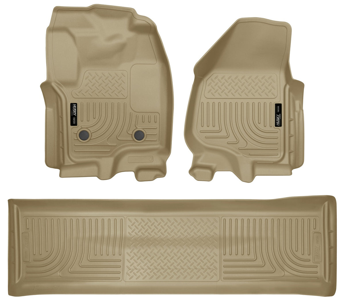 Husky Liners Weatherbeater - Front & 2nd Seat Floor Liners (Footwell Coverage) 99713