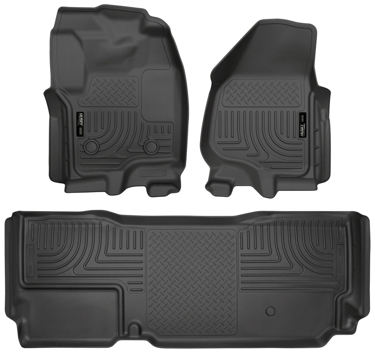 Husky Liners Weatherbeater - Front & 2nd Seat Floor Liners (Footwell Coverage) 99721