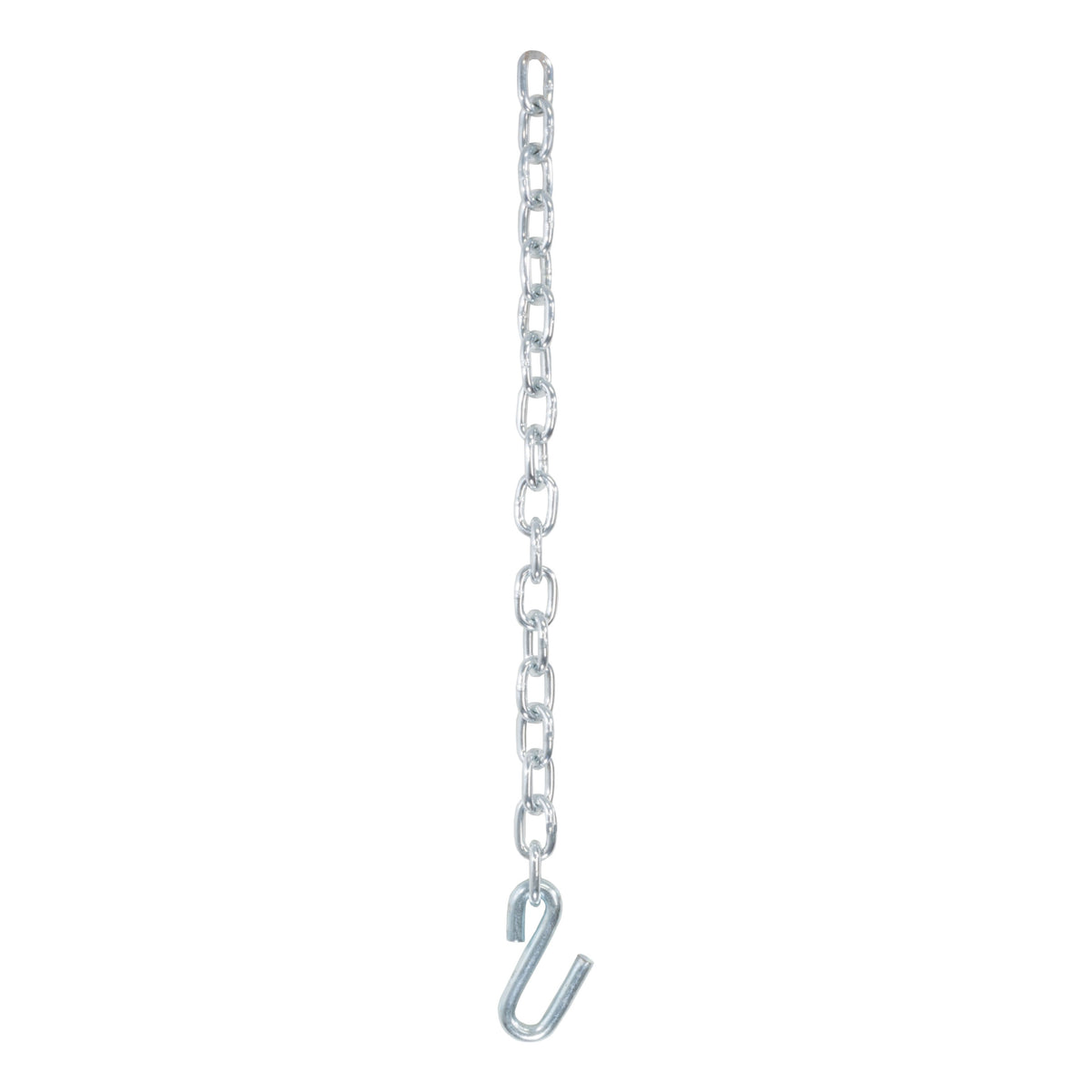 27" Safety Chain With 1 S-Hook (7000 Lbs Clear Zinc)