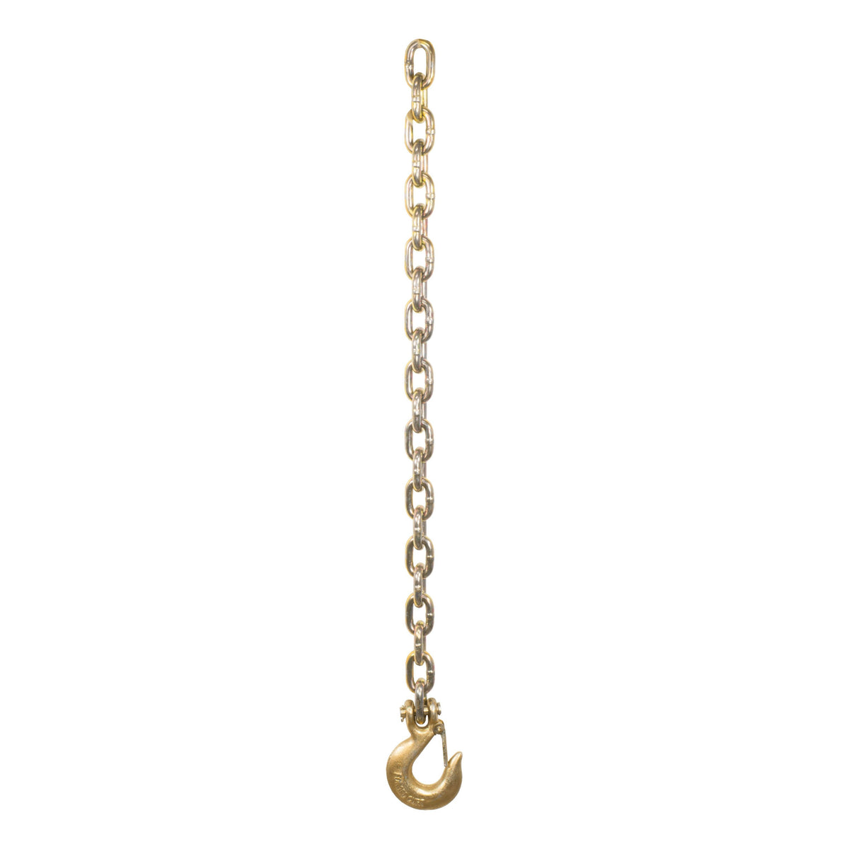 35" Safety Chain With 1 Clevis Hook (24000 Lbs Yellow Zinc)
