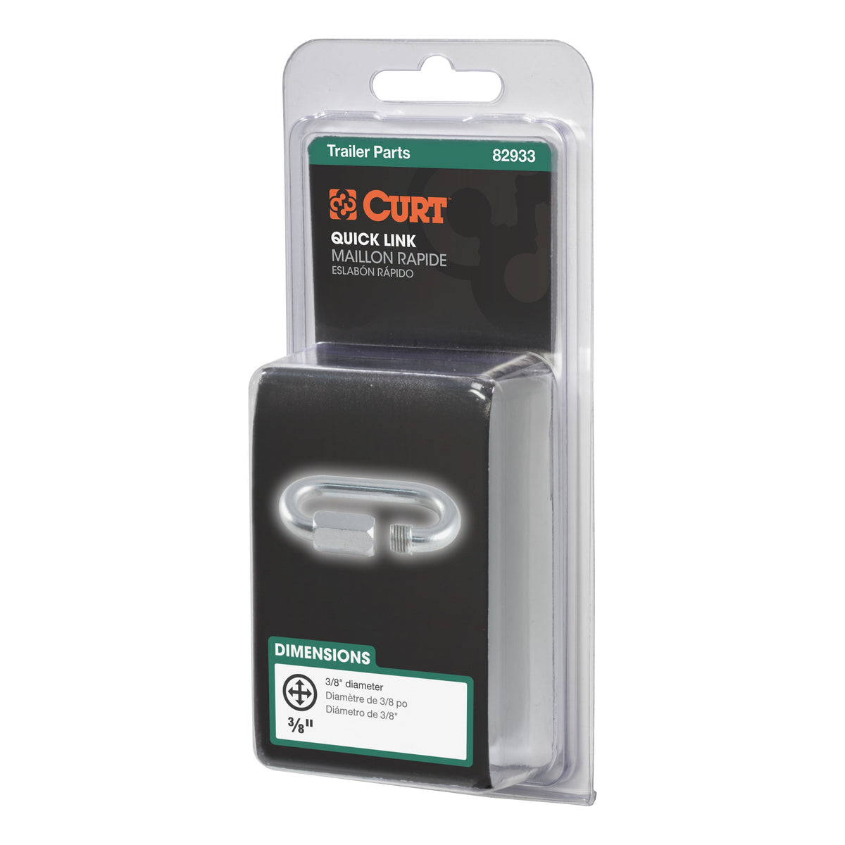 3/8" Quick Link (11000 Lbs. Breaking Strength Packaged)