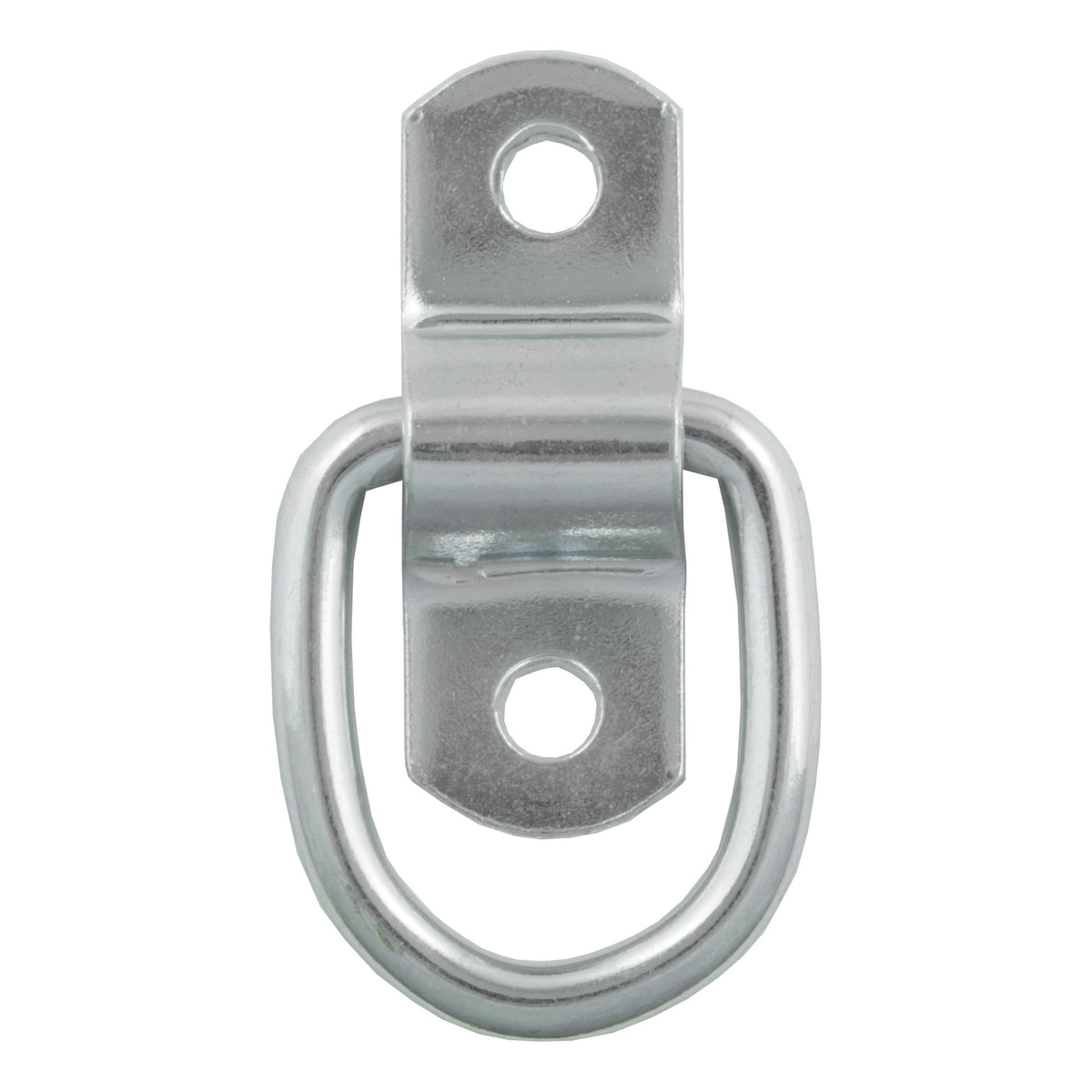 1" X 1-1/4" Surface-Mounted Tie-Down D-Ring (1200 Lbs Clear Zinc)